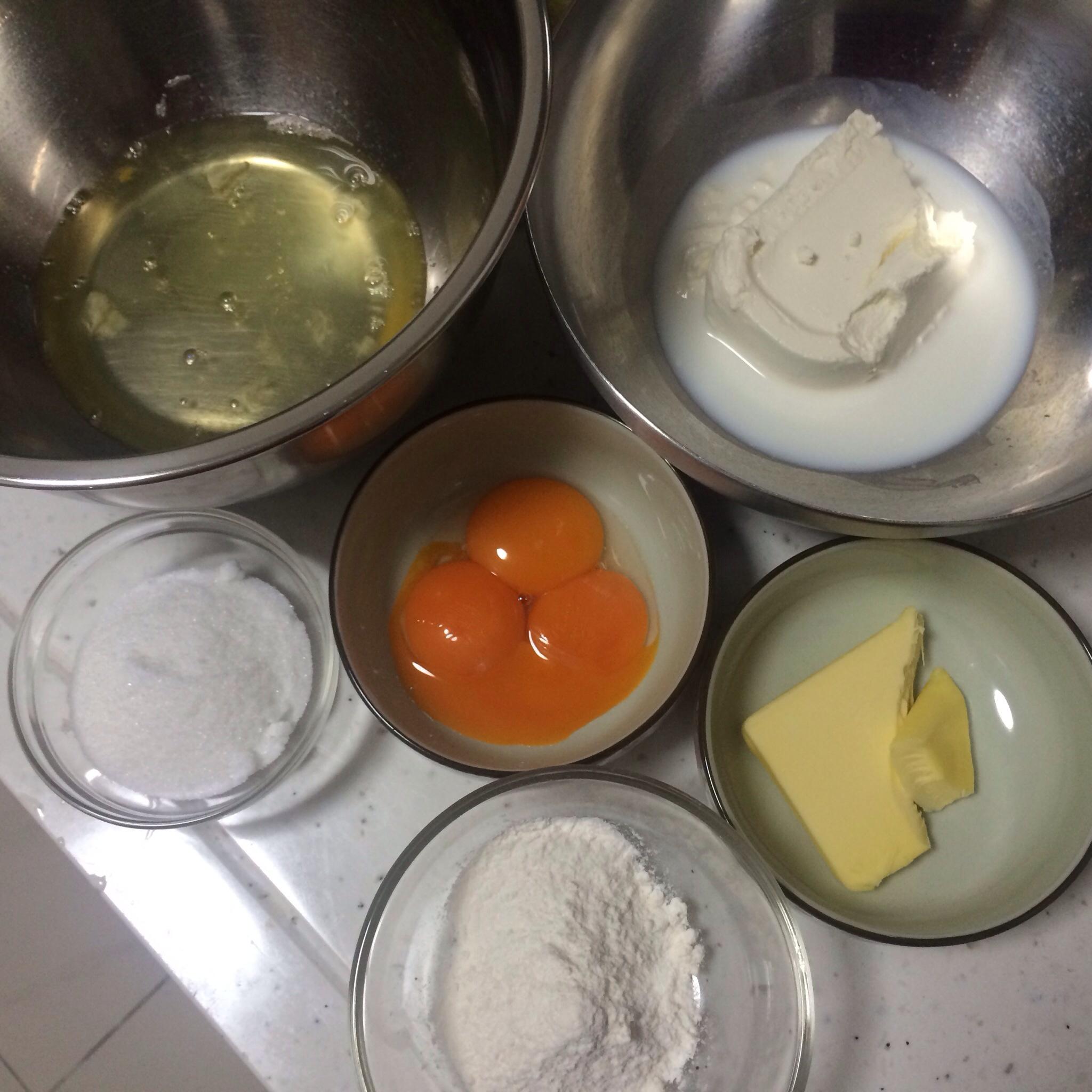 綿綿軟軟輕乳酪蛋糕的做法 步骤1