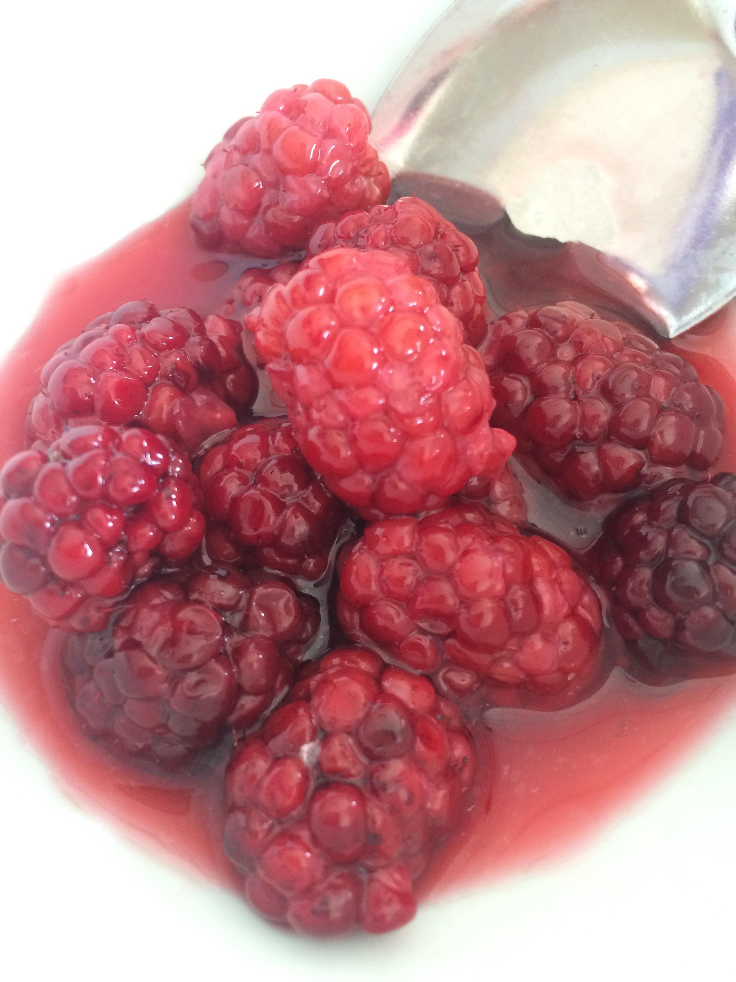 糖水樹莓的做法 步骤1
