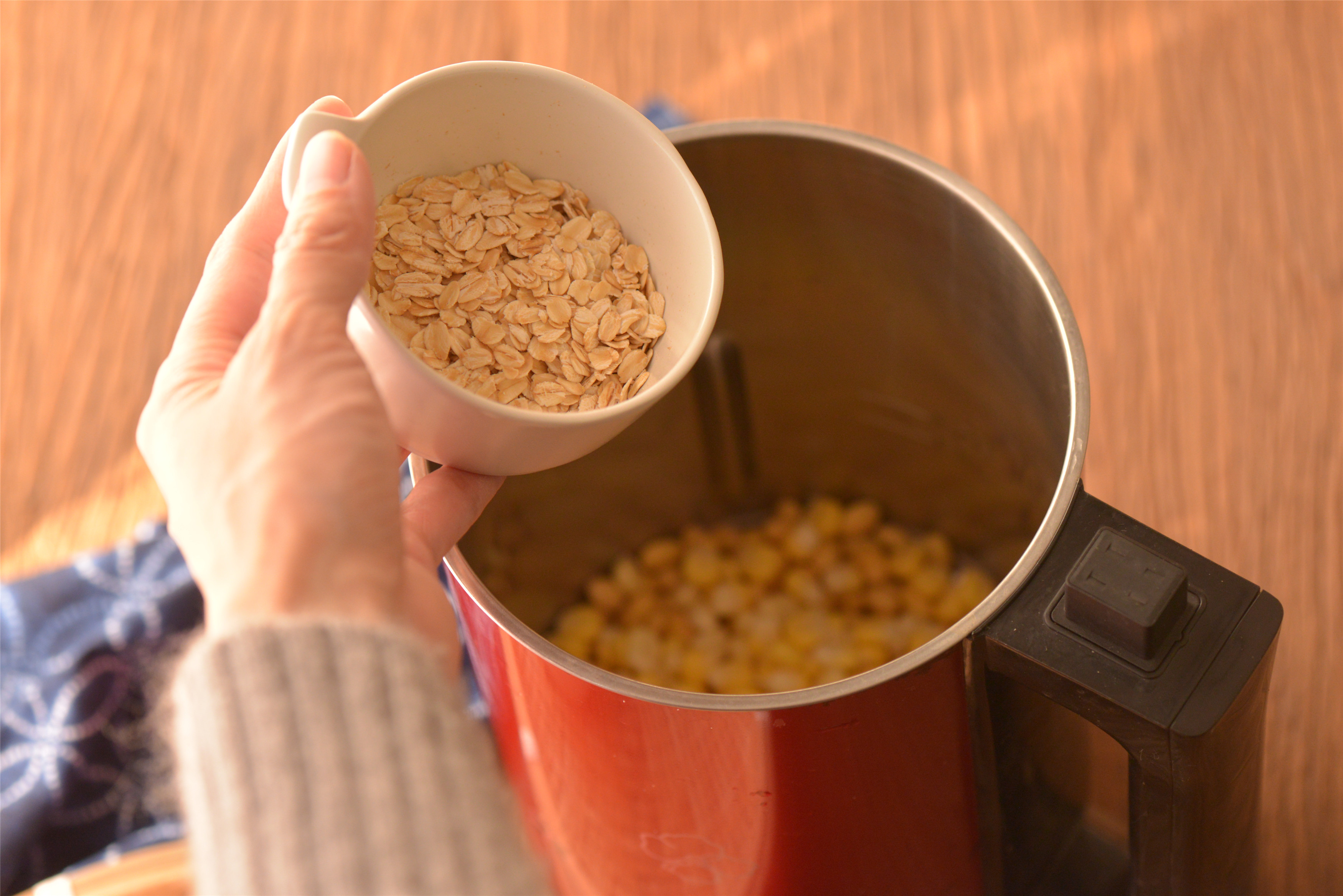 【山姆廚房】甜玉米豆漿的做法 步骤3