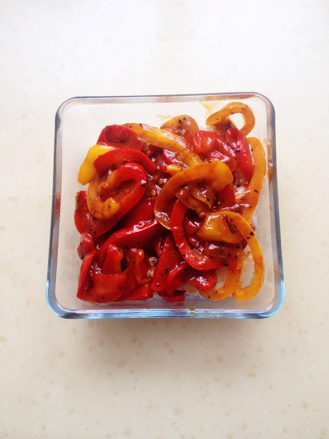 芝士紅椒肉丸焗飯的做法 步骤1