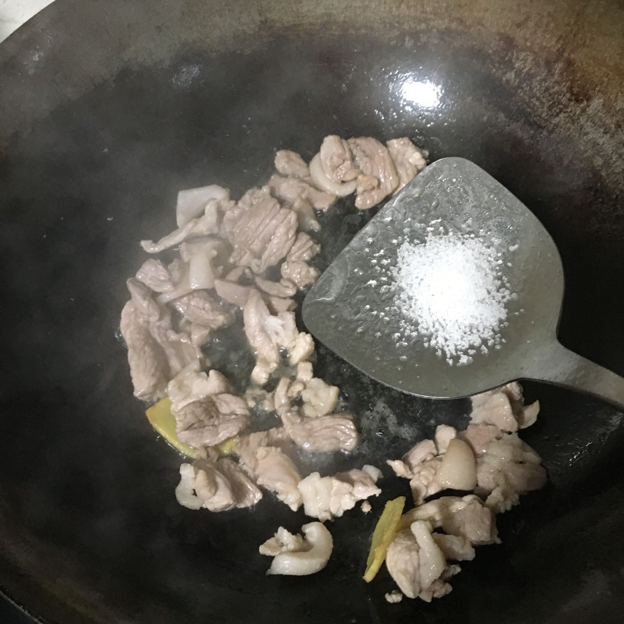 刀豆炒肉（媽媽的味道）的做法 步骤4