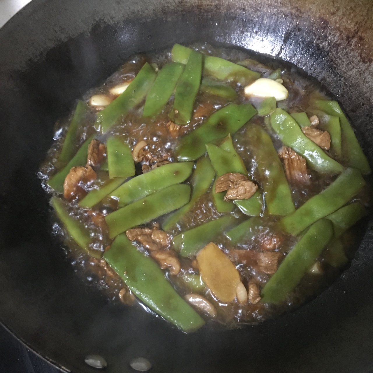 刀豆炒肉（媽媽的味道）的做法 步骤8