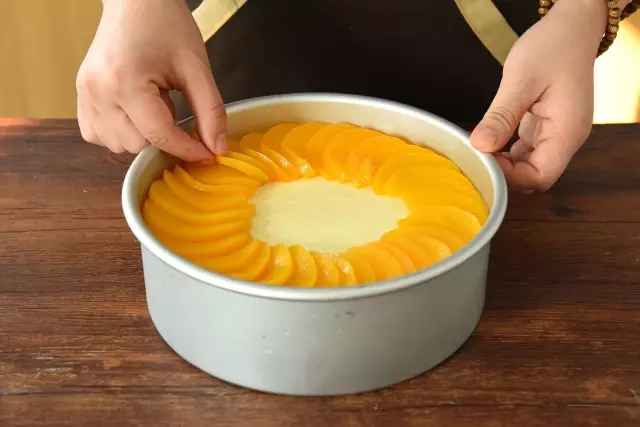 黃桃凍芝士蛋糕的做法 步骤19