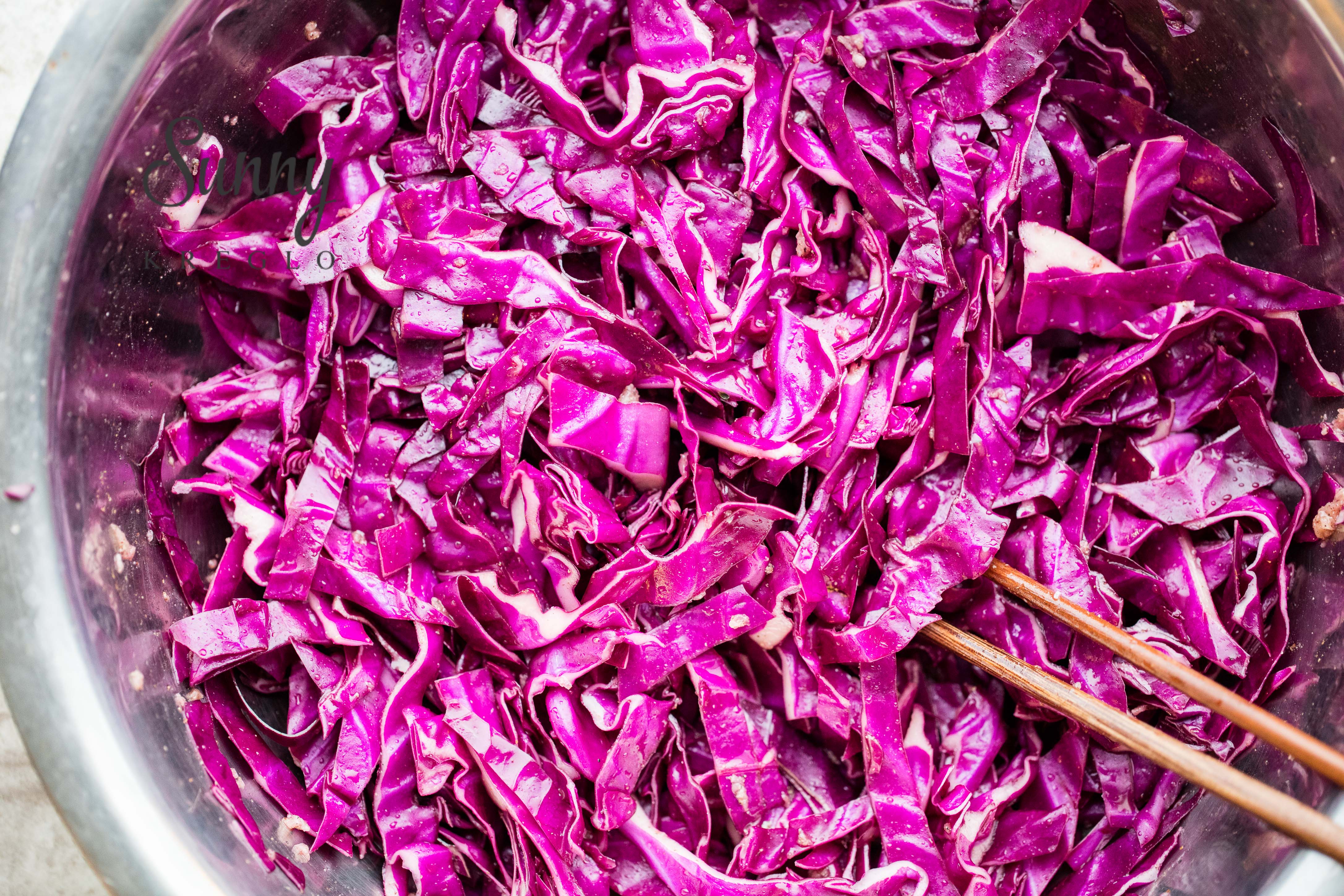 五香烤紫甘藍丨健康·三餐的做法 步骤2