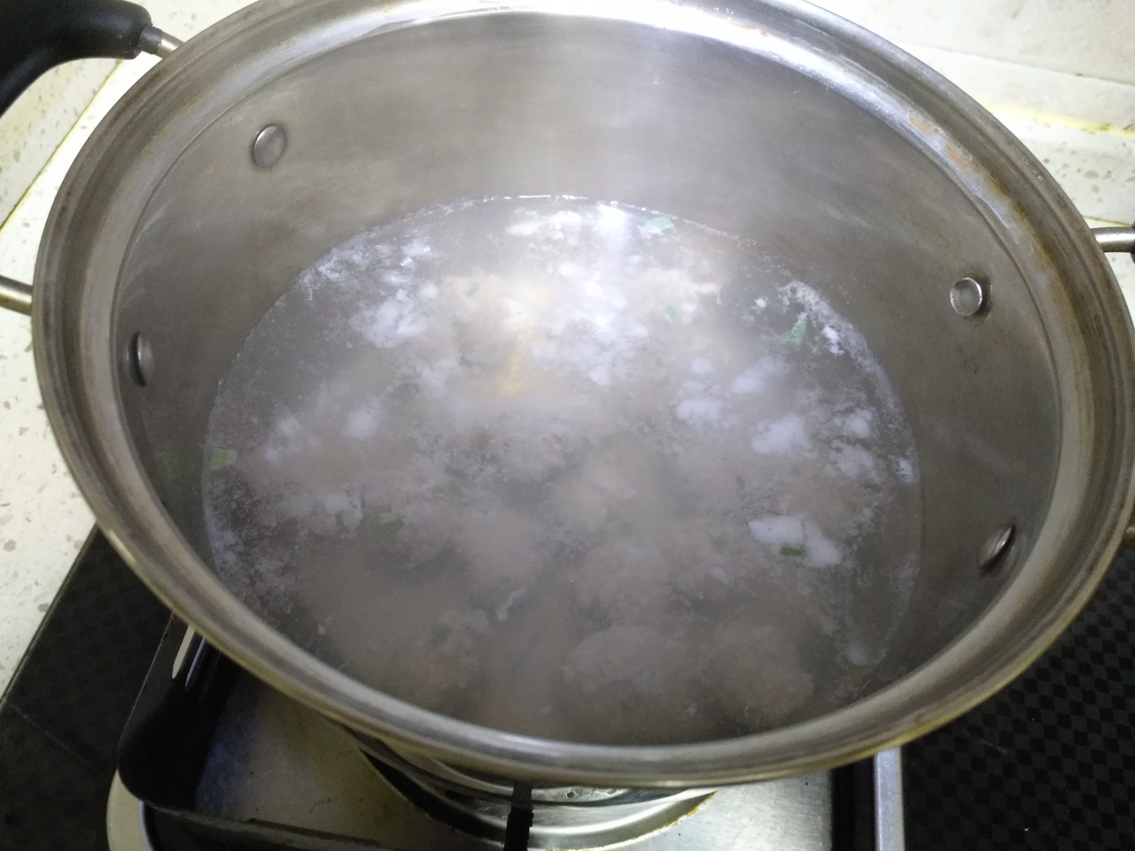 減脂-豆尖丸子湯的做法 步骤9