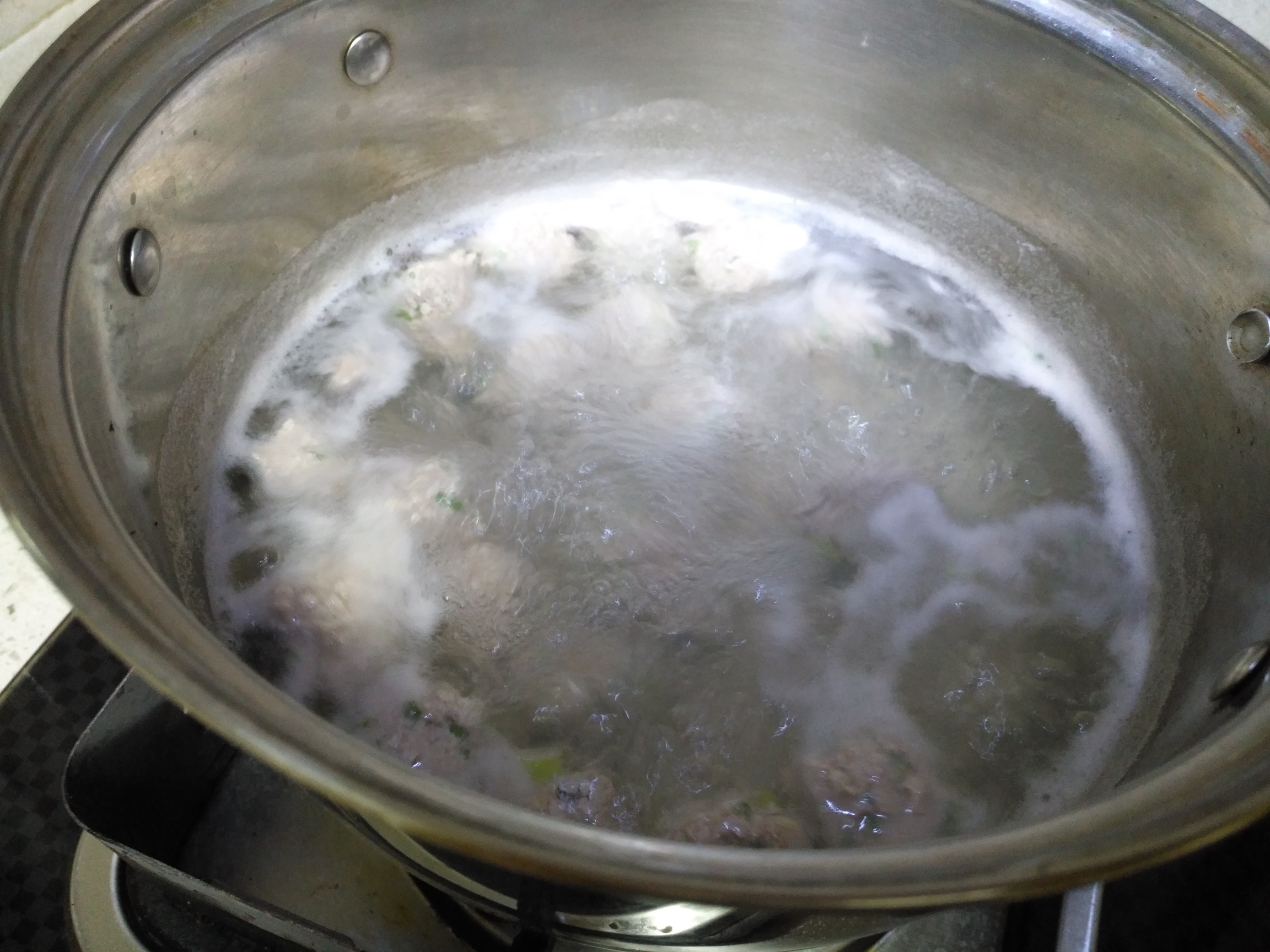 減脂-豆尖丸子湯的做法 步骤10