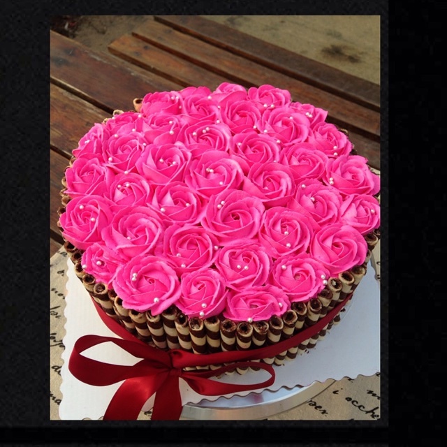 玫瑰花束蛋糕的做法 步骤13