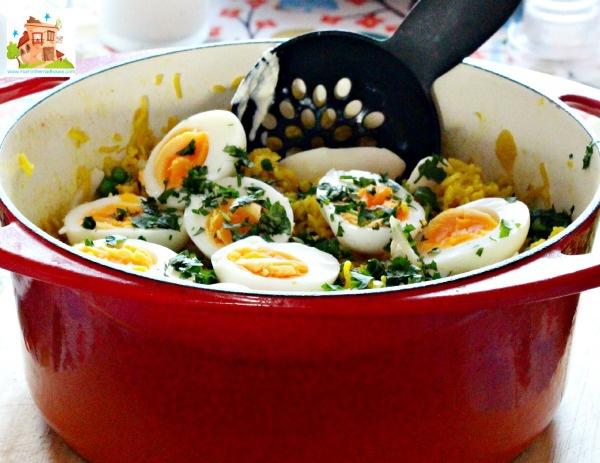 青豆魚蛋燴飯kedgeree的做法 步骤6