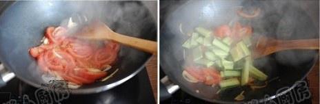 番茄蛋花雲吞皮湯麪的做法 步骤2