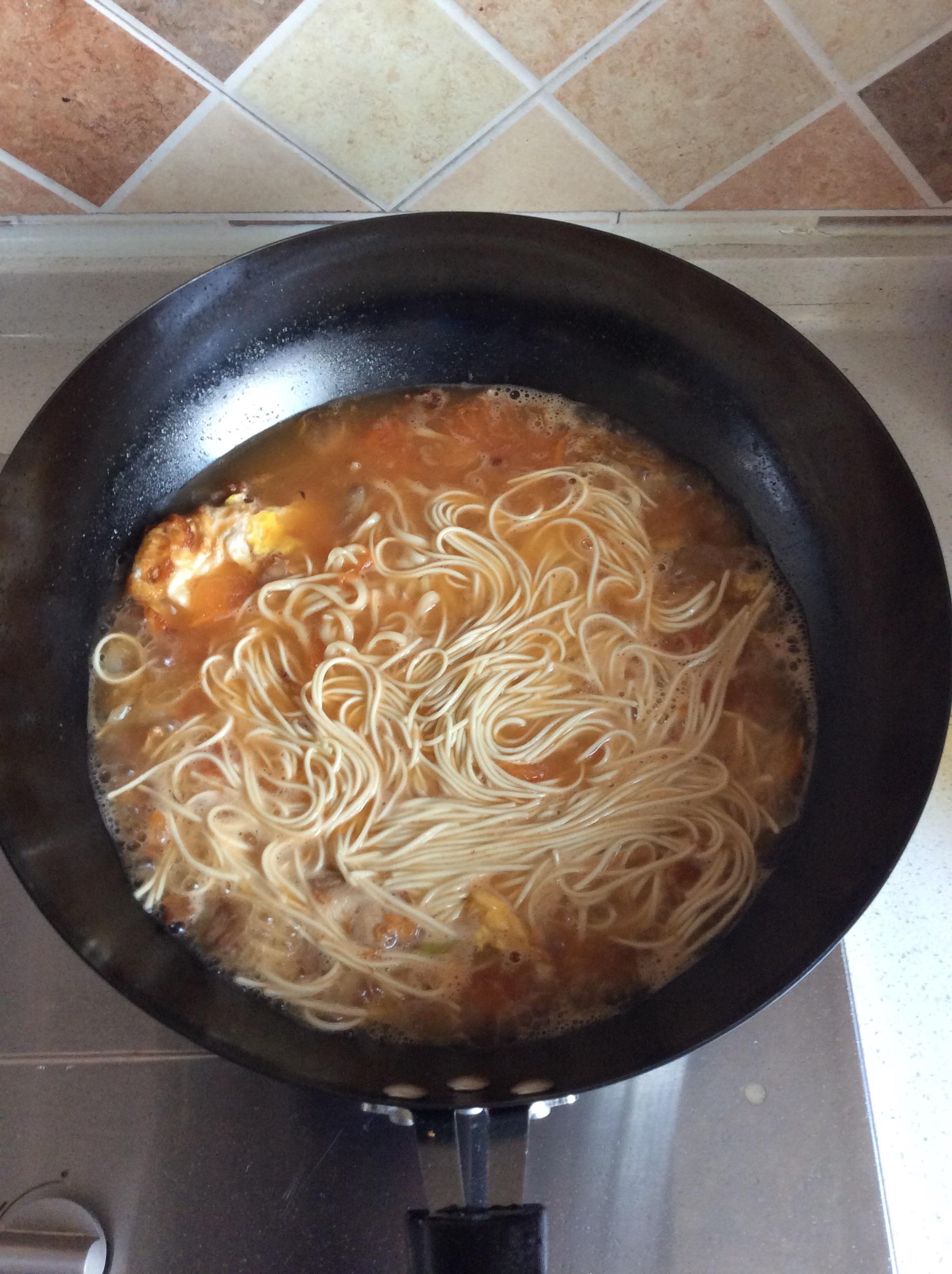 超級好吃的西紅柿湯麪的做法 步骤9