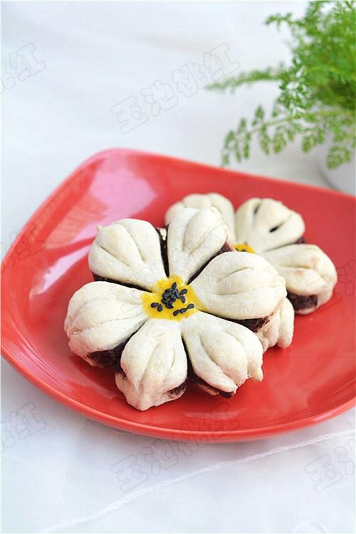 葵花豆沙酥——烤箱裏綻放的花朵的做法 步骤16