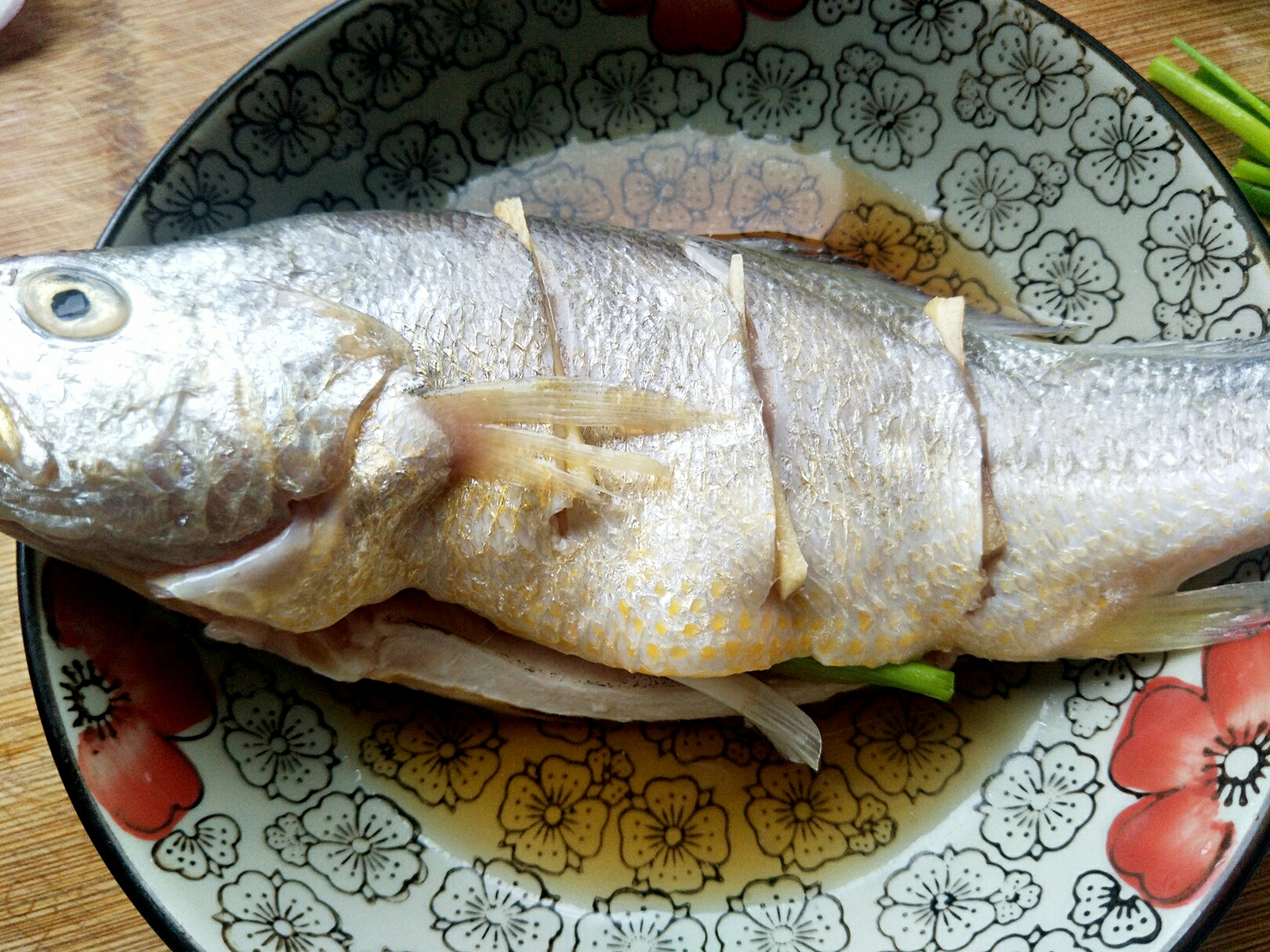 雪菜黃魚（塔吉鍋）的做法 步骤1