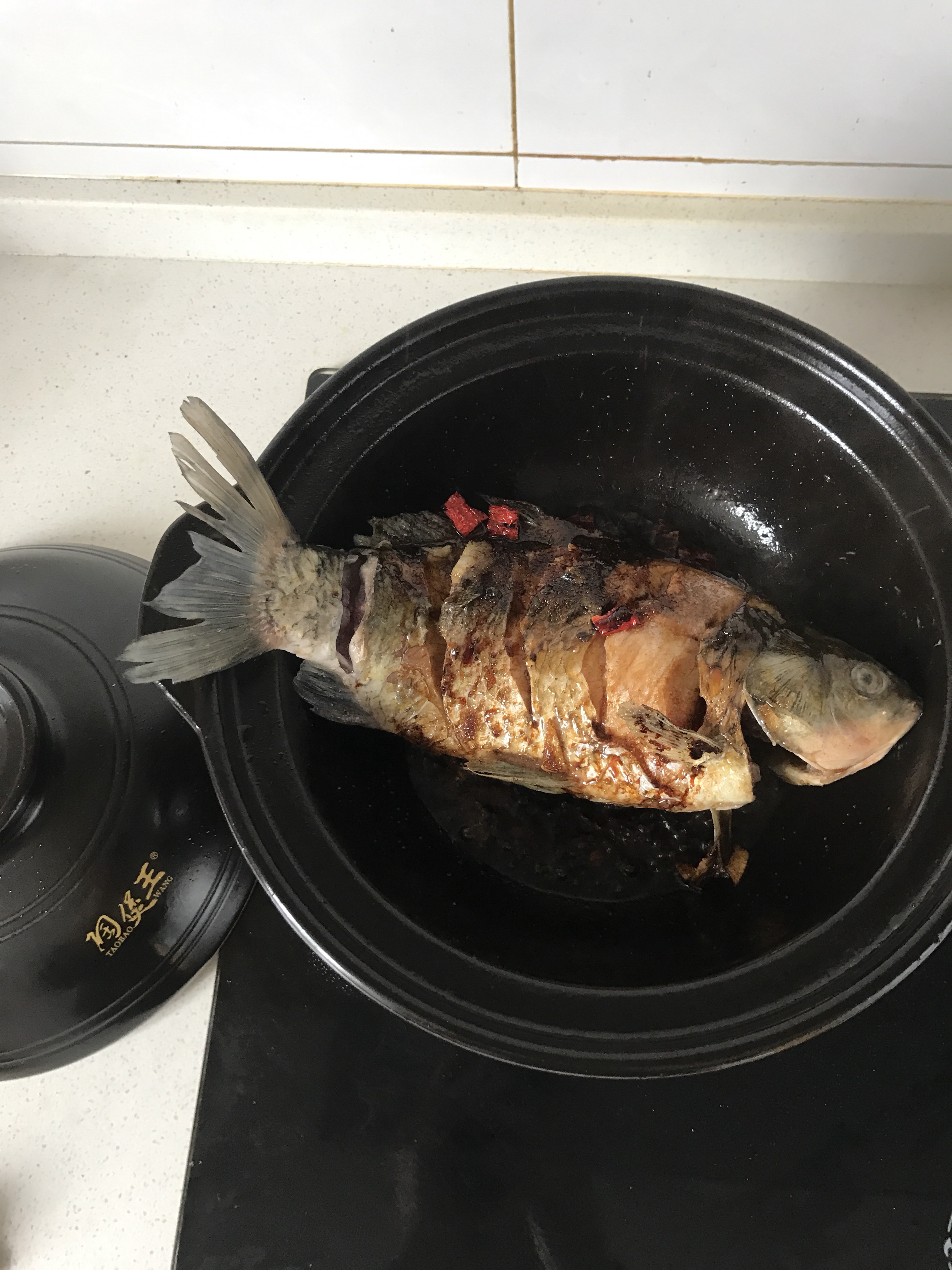 紅燒鯽魚的做法 步骤4