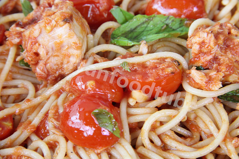 金槍魚番茄醬意大利麪 Spaghetti的做法 步骤14