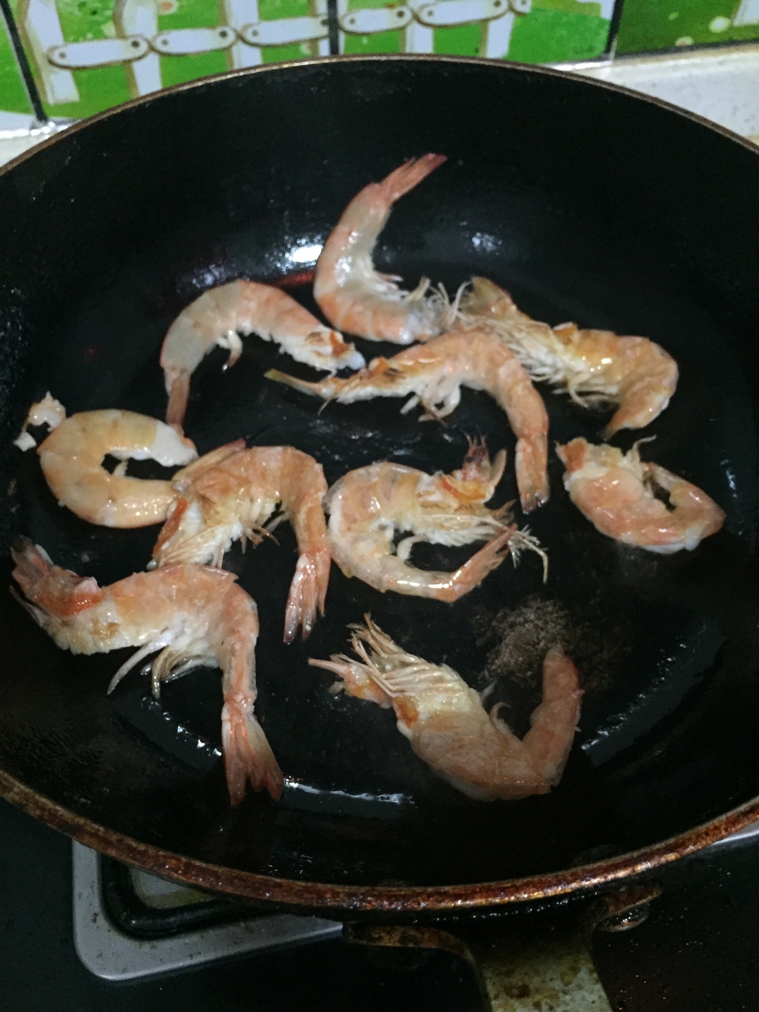 油煎半蝦的做法 步骤8