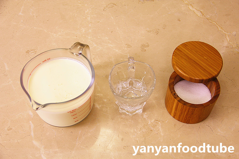 家庭自制黃油和酪乳 Homemade Butter and Butter Milk的做法 步骤1