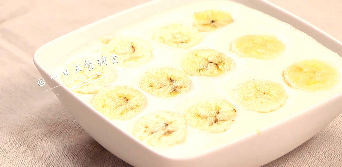 香蕉米飯布丁 寶寶輔食，奶粉+雞蛋的做法 步骤6
