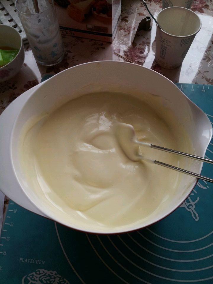 無油酸奶蛋糕 8寸（可做2個橢圓模）的做法 步骤6