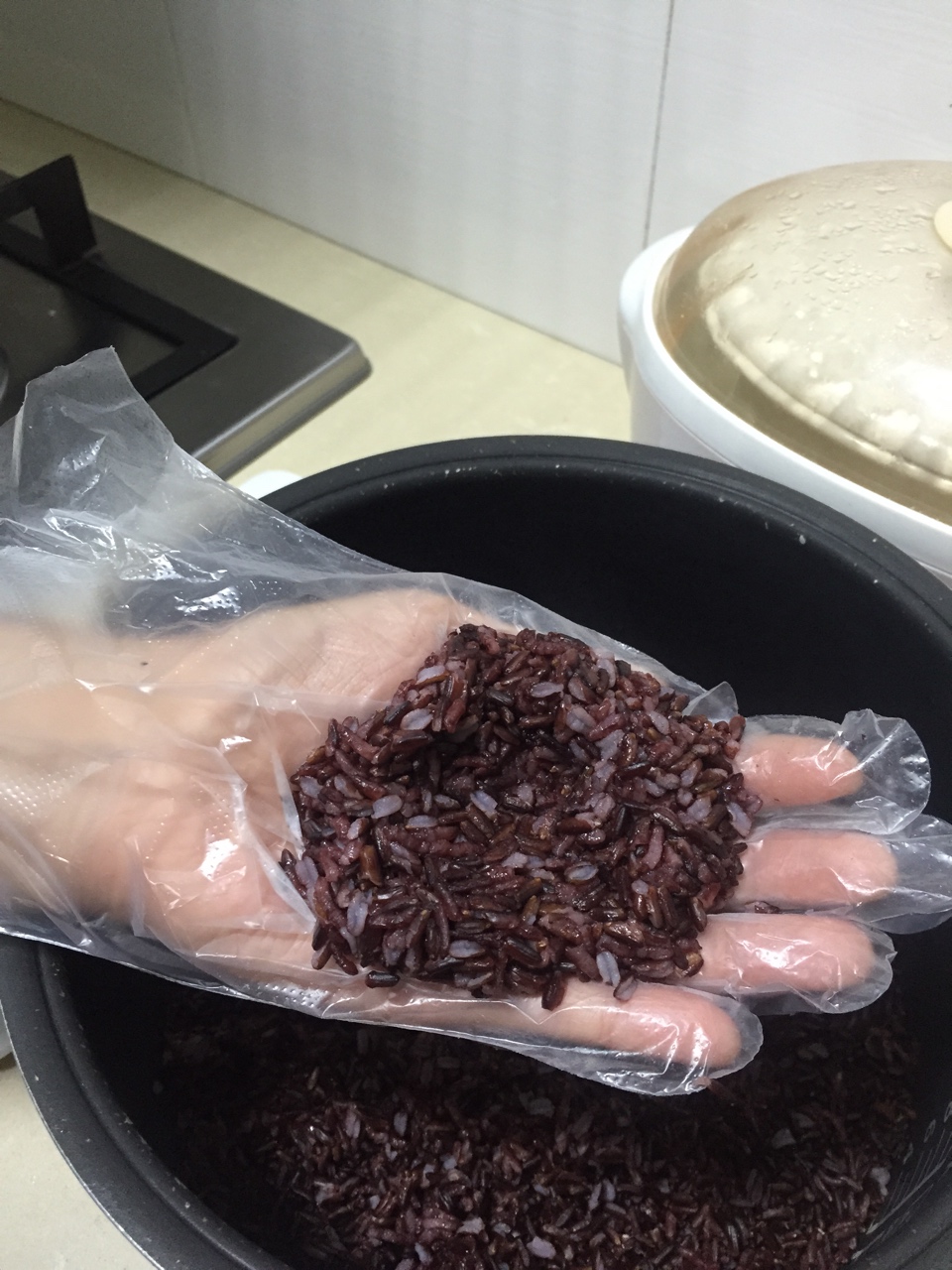 黑米飯糰的做法 步骤3