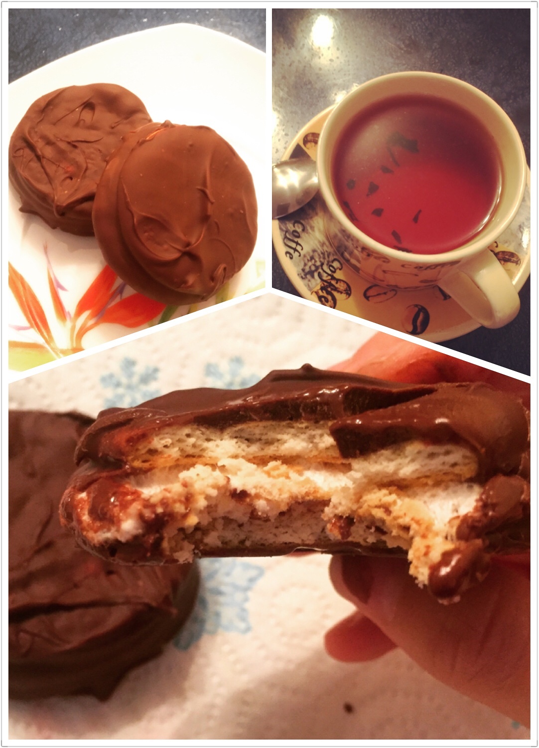 媲美timtam巧克力餅的完美下午茶:棉花糖夾心巧克力圓餅的做法 步骤9