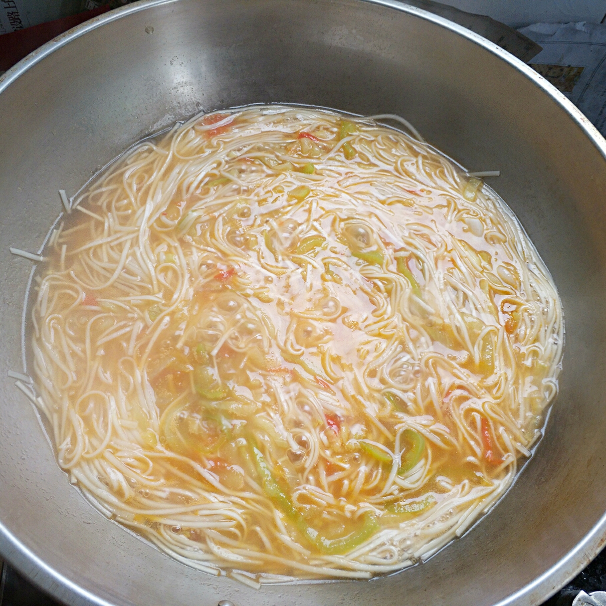 莧菜紅湯麪的做法 步骤6