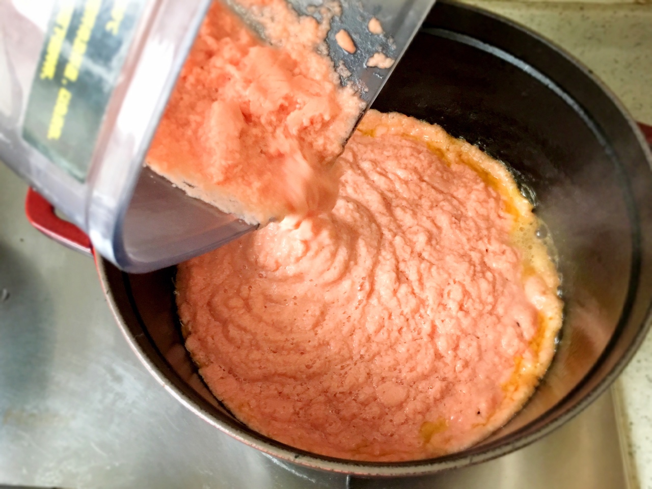 番茄鱈魚濃湯，Staub鑄鐵鍋美食的做法 步骤4