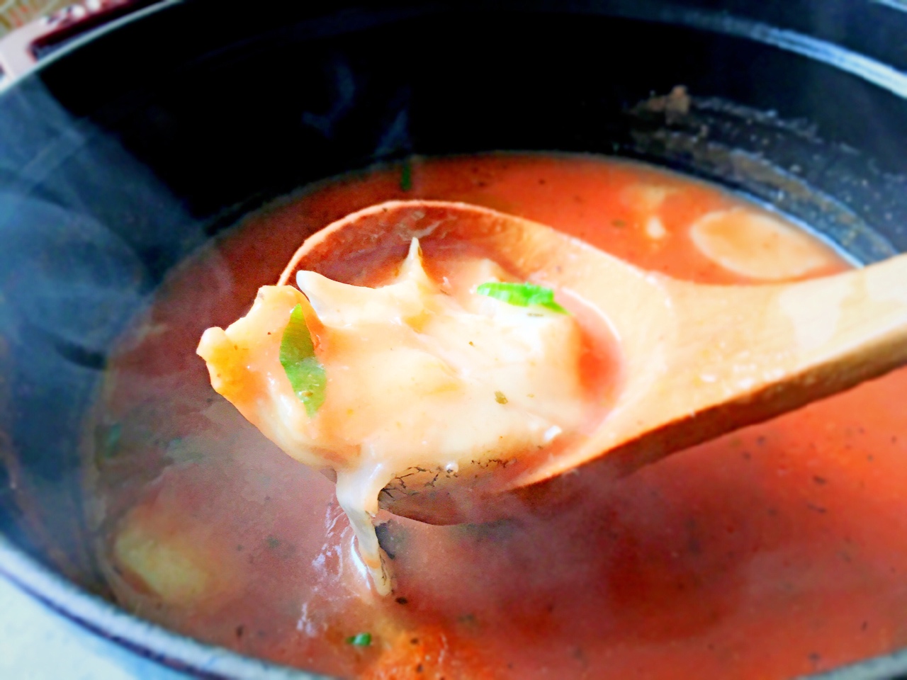 番茄鱈魚濃湯，Staub鑄鐵鍋美食的做法 步骤10
