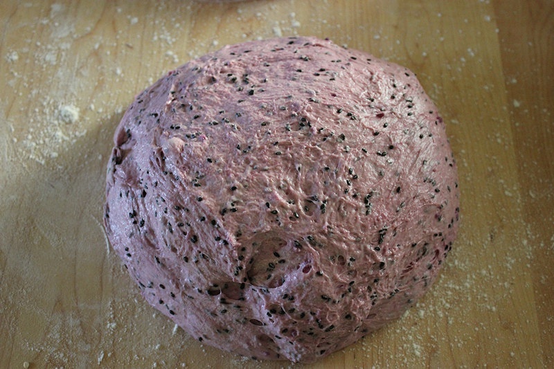 紫薯黑芝麻天然酵種歐包的做法 步骤10