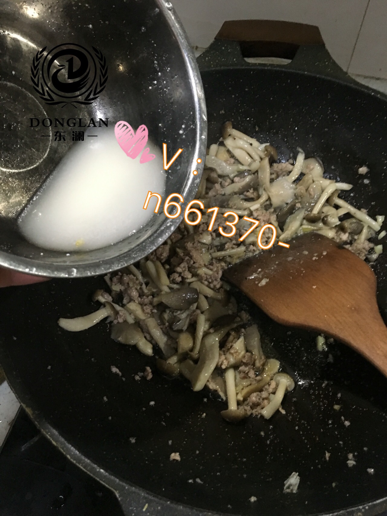 下飯菜之肉末袖珍菇的做法 步骤7