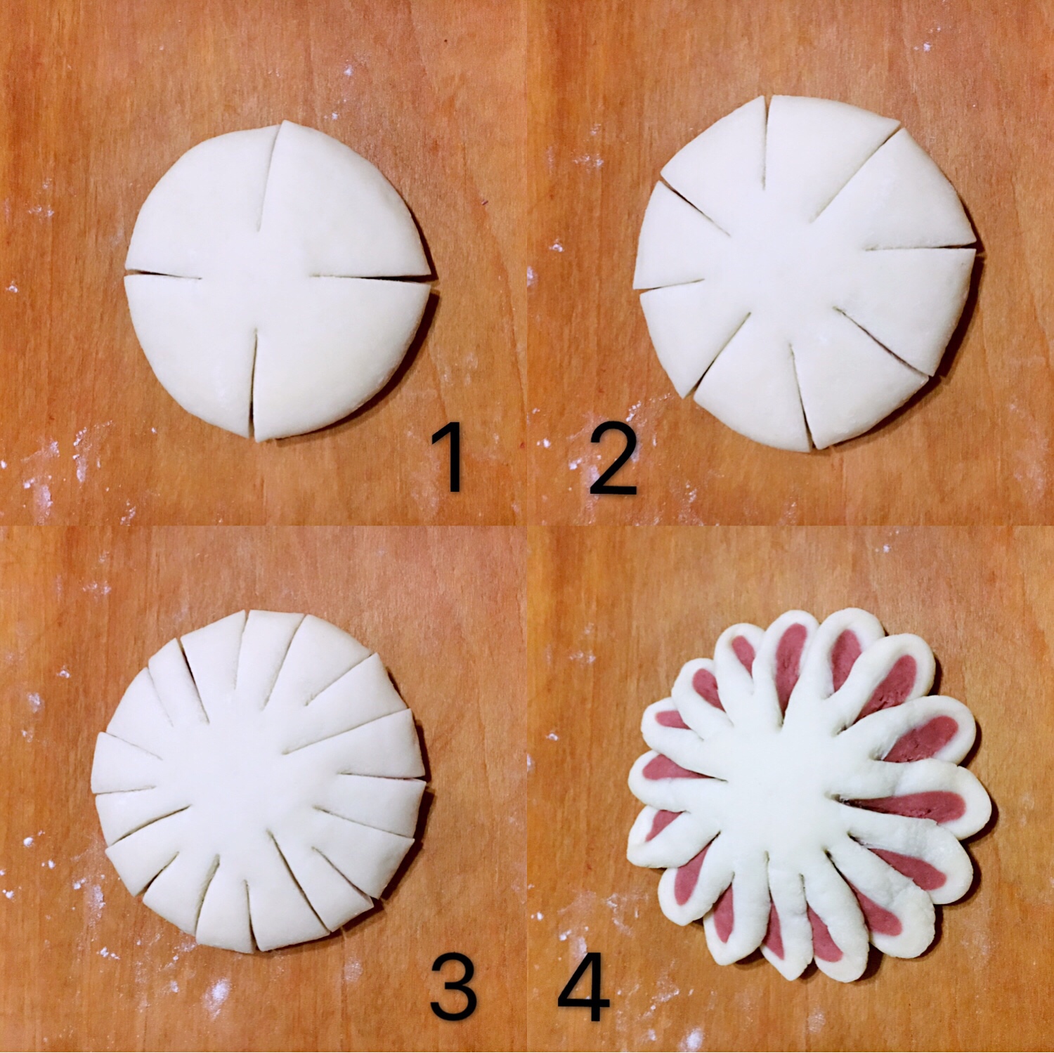 太驚豔的菊花饃的做法 步骤6