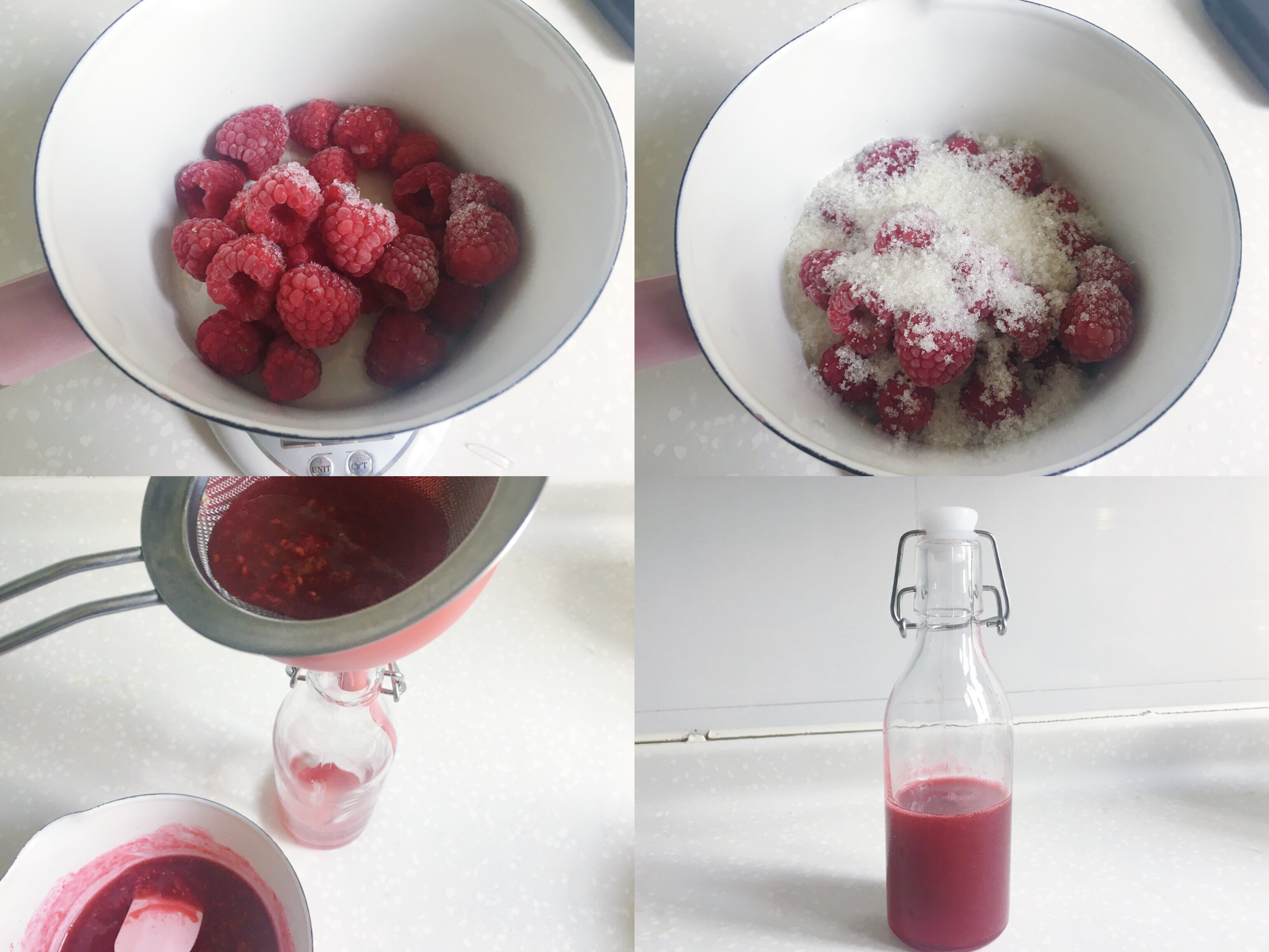 【紅莓葡萄洛神花冰搖茶】神似冰搖紅莓黑加侖，附紅莓糖漿的做法(⁎⁍̴̛ᴗ⁍̴̛⁎)的做法 步骤1