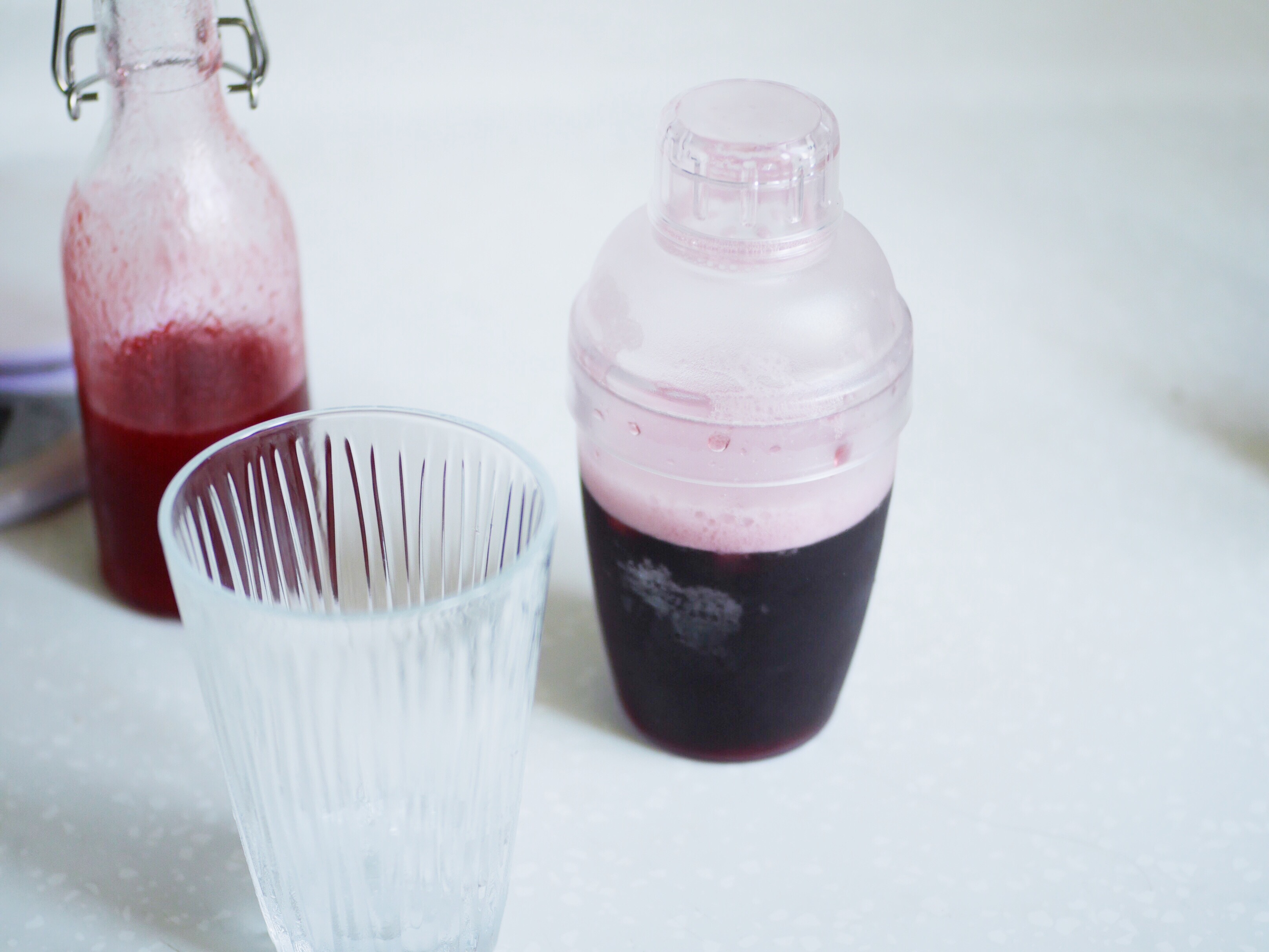 【紅莓葡萄洛神花冰搖茶】神似冰搖紅莓黑加侖，附紅莓糖漿的做法(⁎⁍̴̛ᴗ⁍̴̛⁎)的做法 步骤10