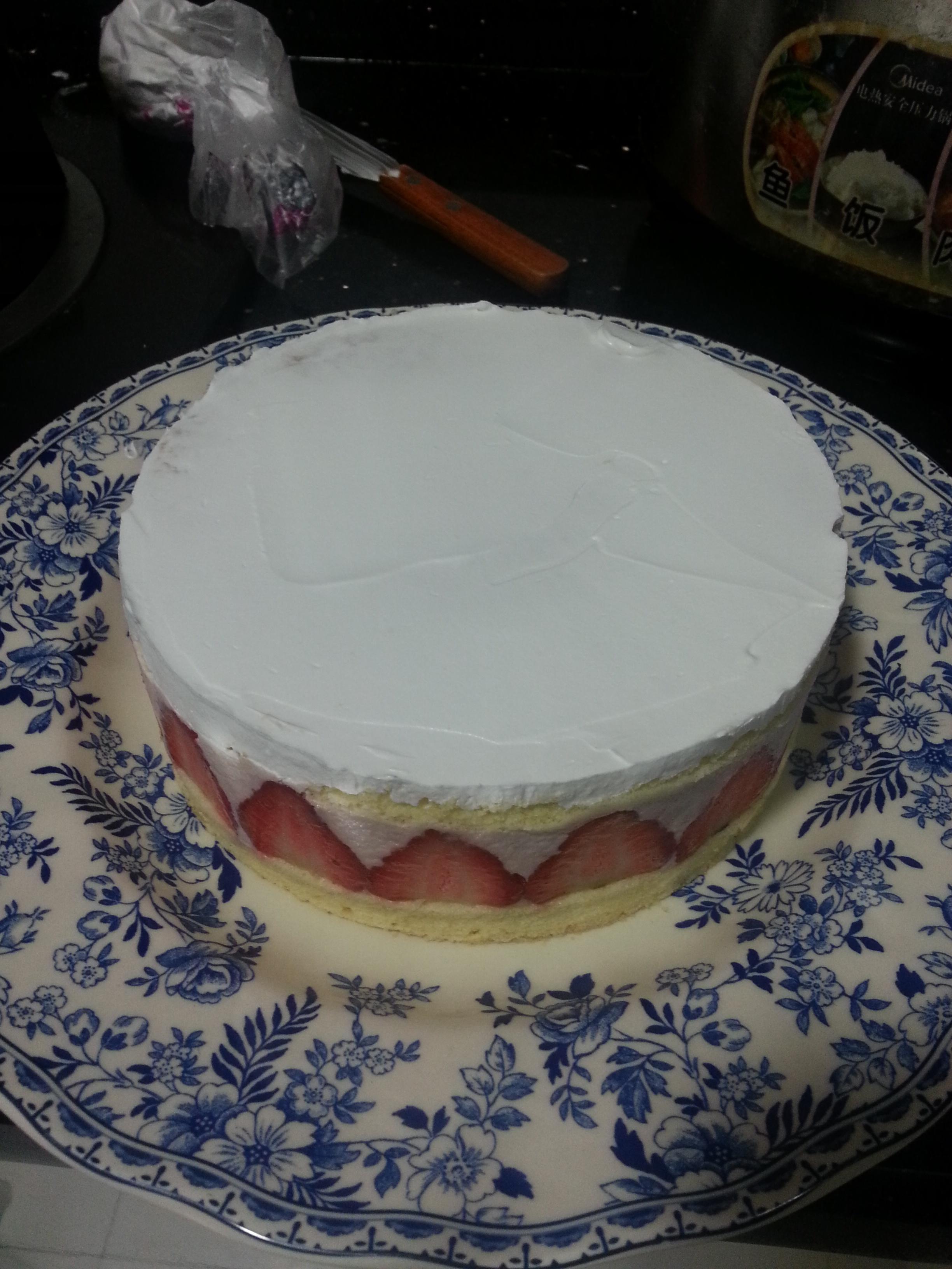 草莓凍芝士蛋糕的做法 步骤21