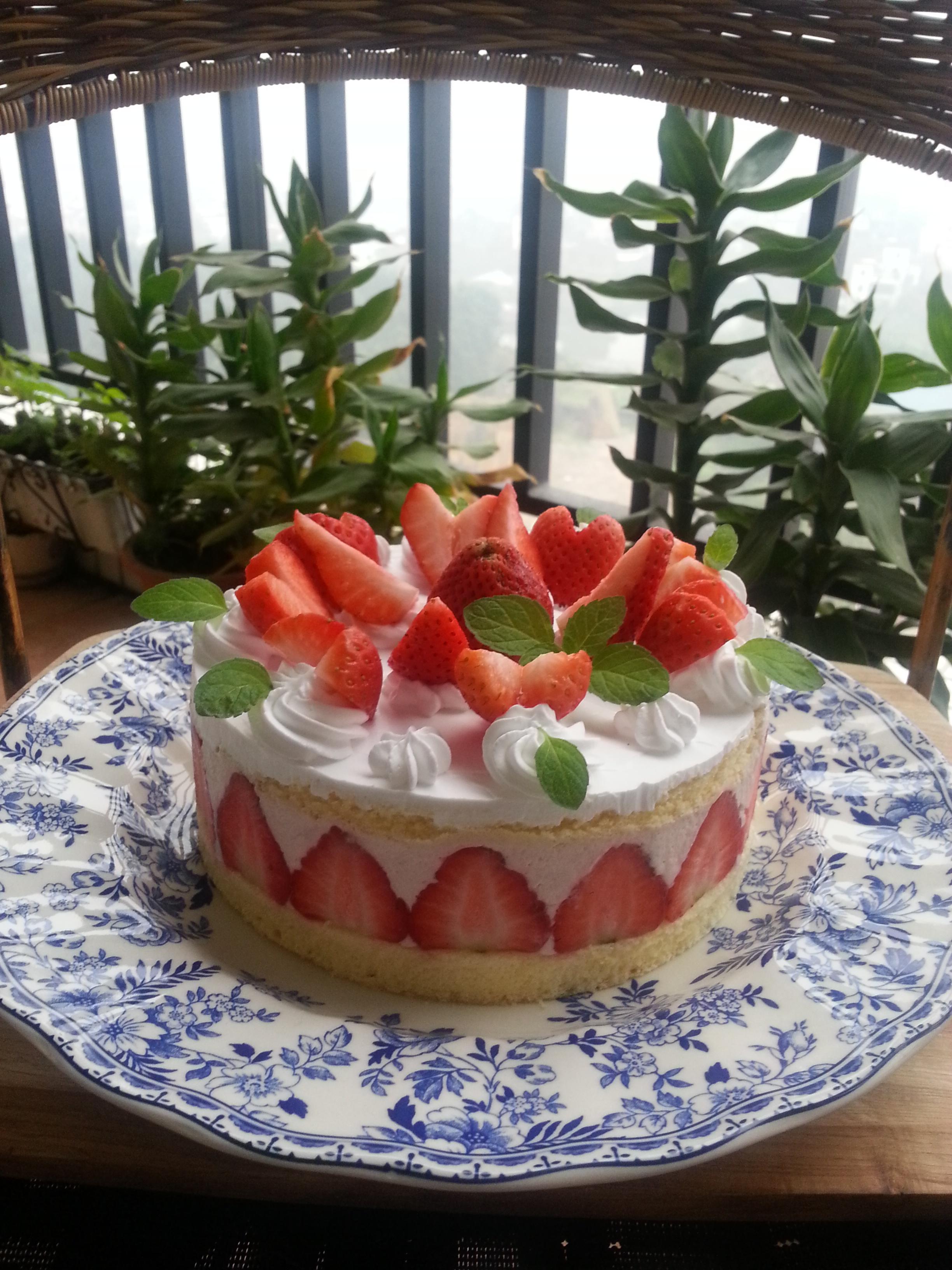 草莓凍芝士蛋糕的做法 步骤22