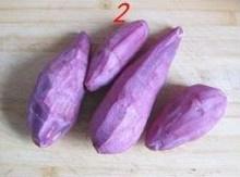 平底鍋紫薯餅的做法 步骤2