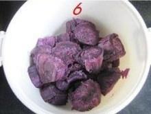 平底鍋紫薯餅的做法 步骤6
