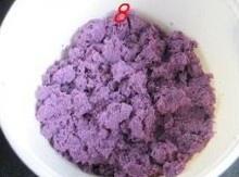 平底鍋紫薯餅的做法 步骤8