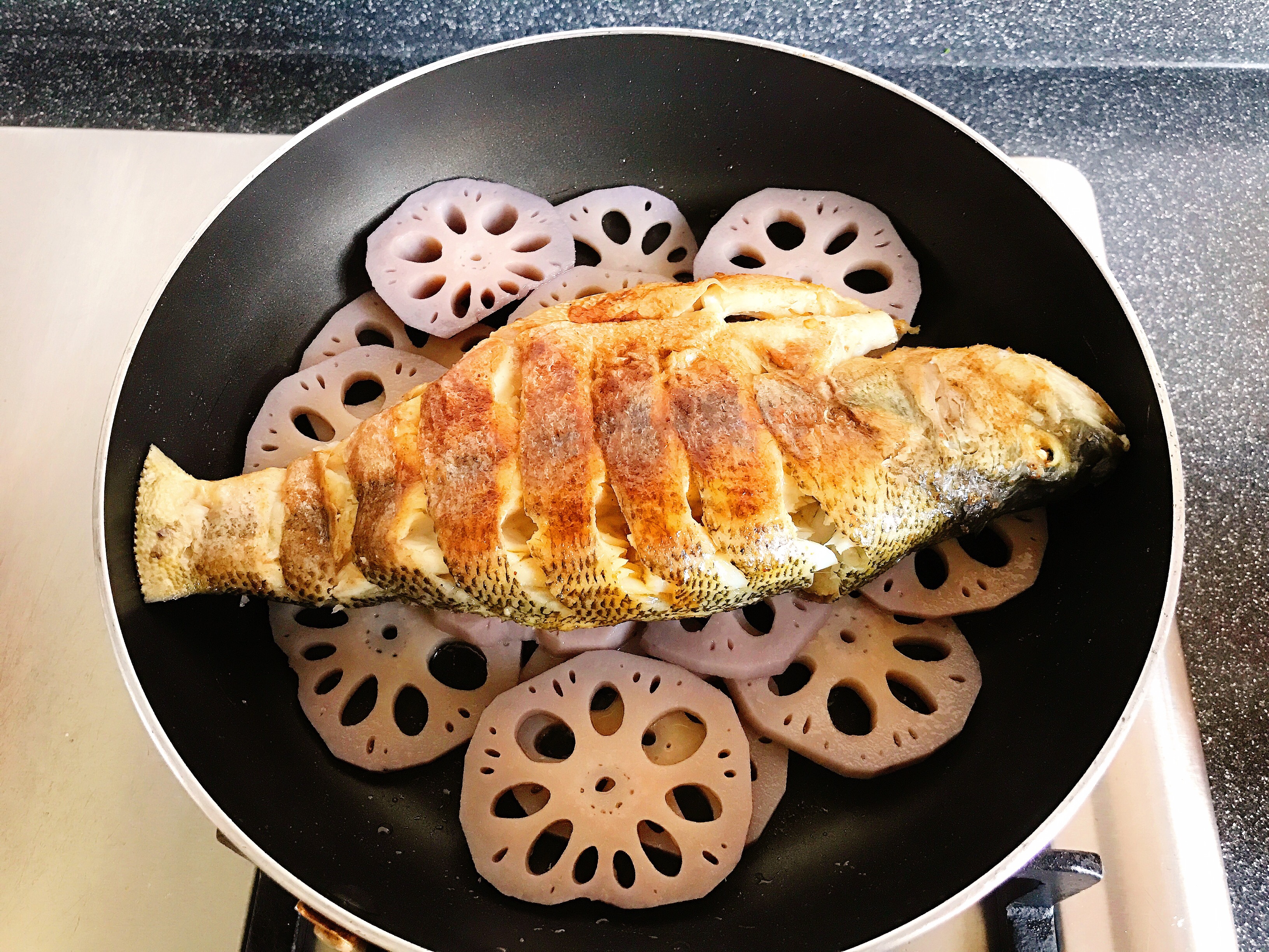 平底鍋烤魚（魚香）的做法 步骤32