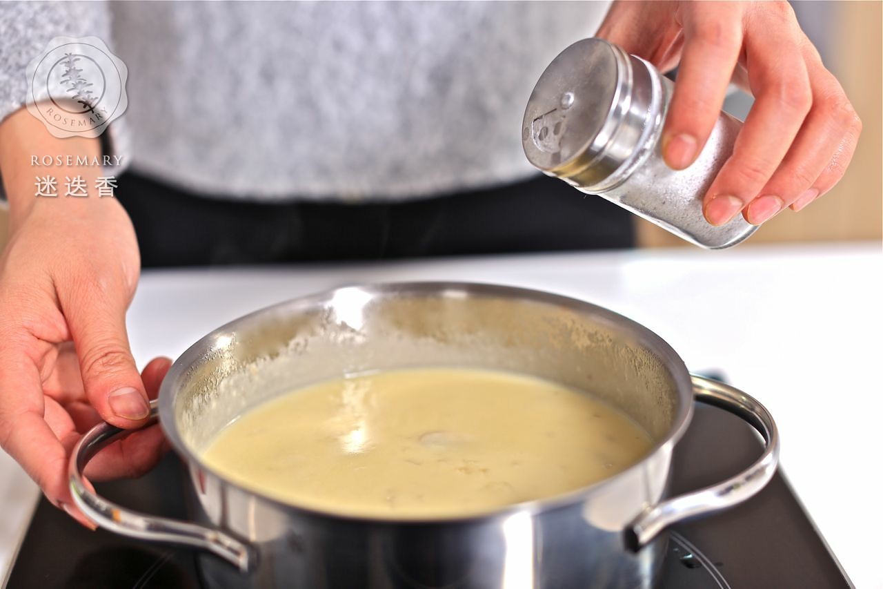 聖誕特輯| 奶油蘑菇濃湯的做法 步骤12