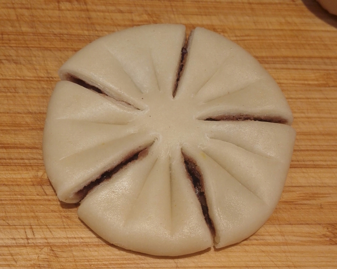 中式酥點（豆沙酥、菊花酥、葵花酥）的做法 步骤24