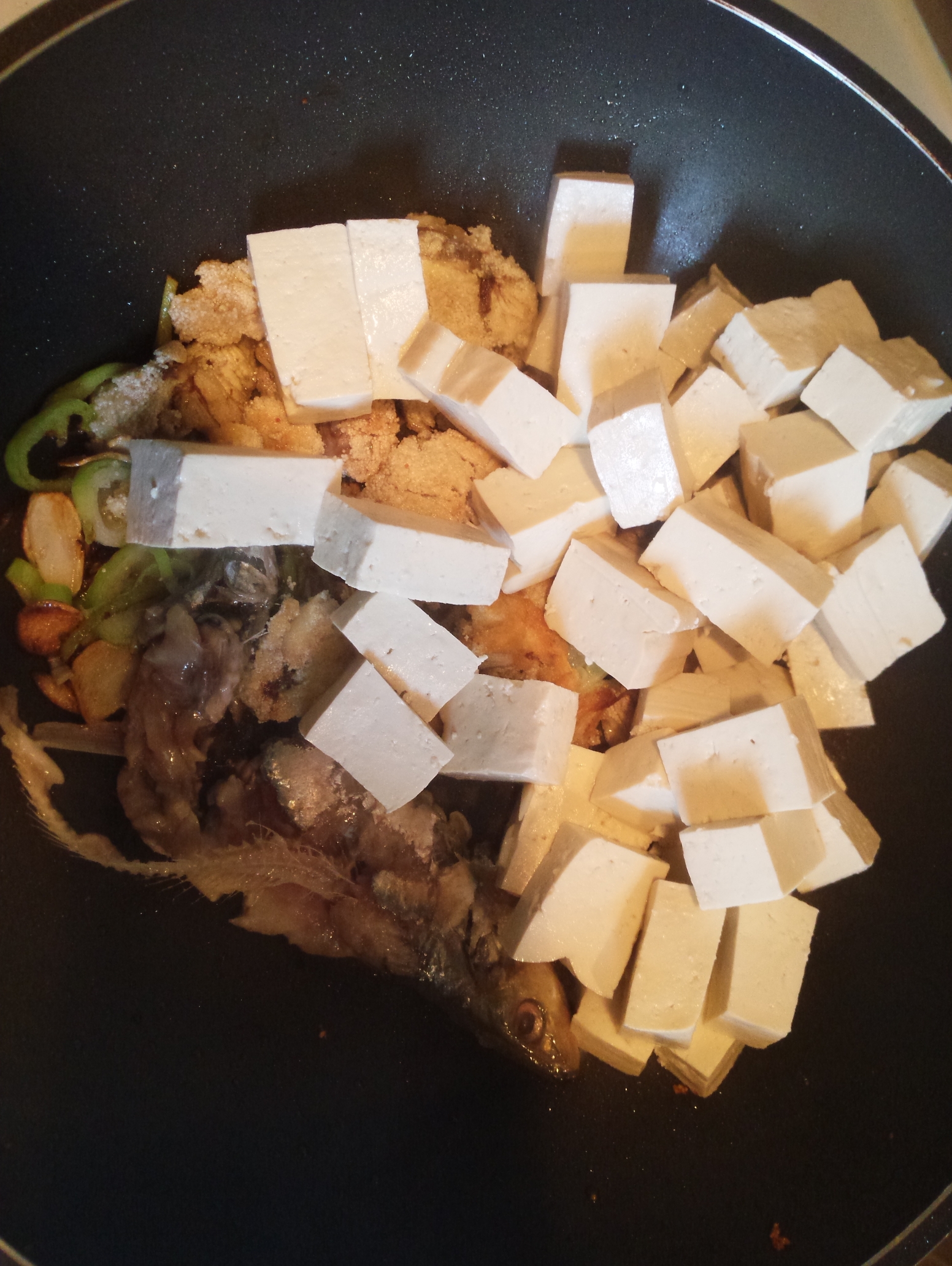 豆腐燒魚籽的做法 步骤5