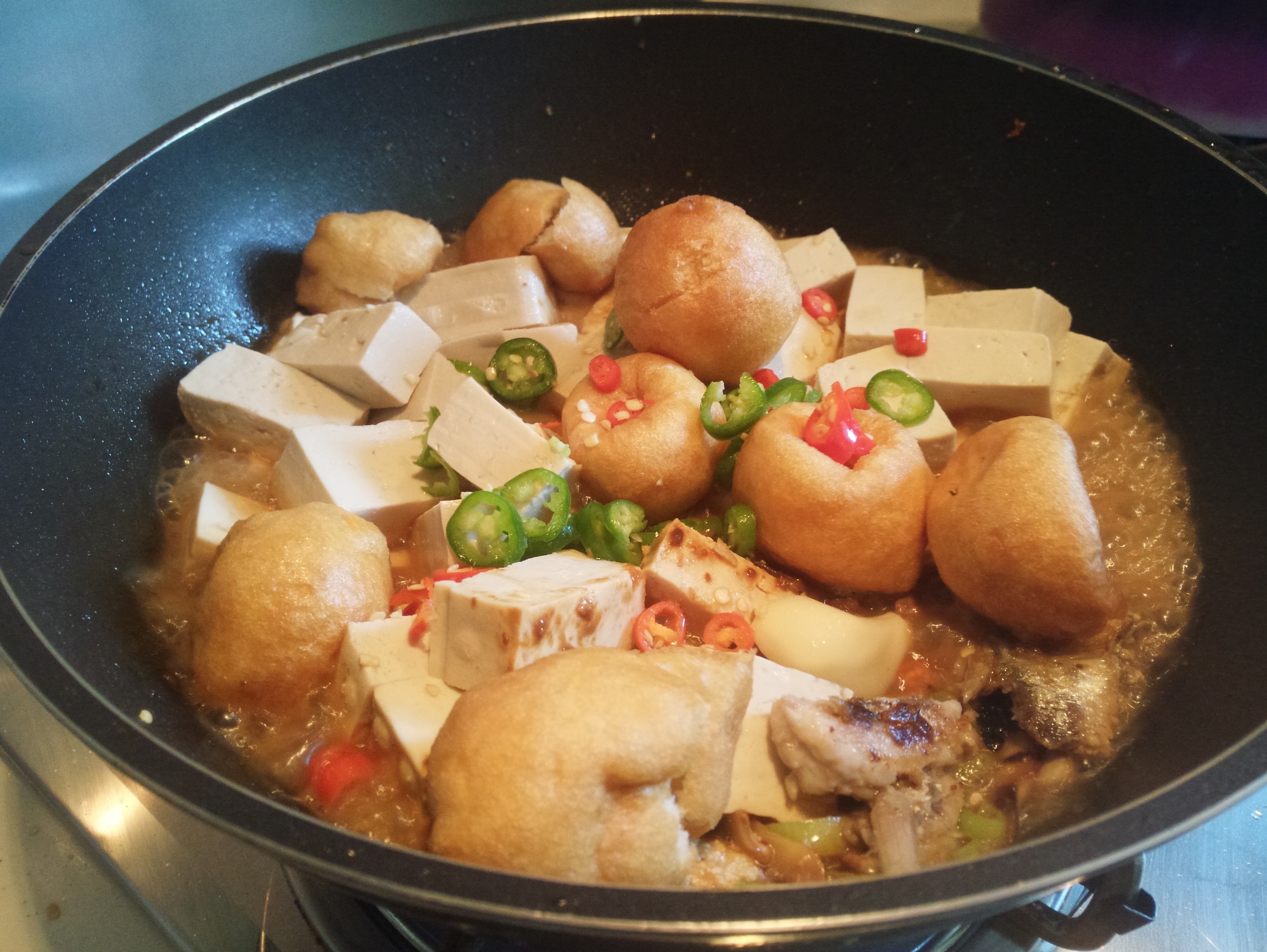 豆腐燒魚籽的做法 步骤6