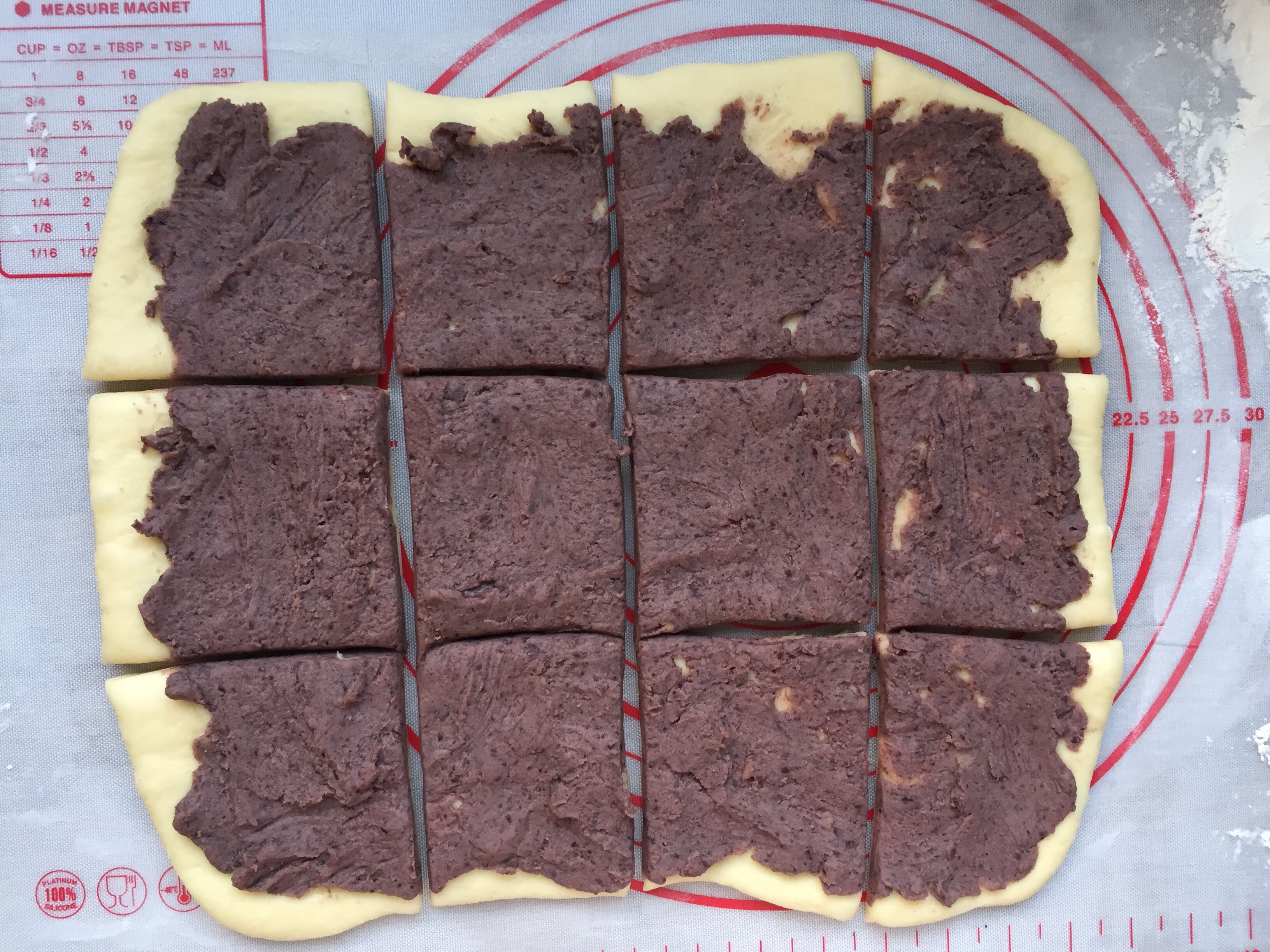 紅豆沙手撕麪包的做法 步骤2