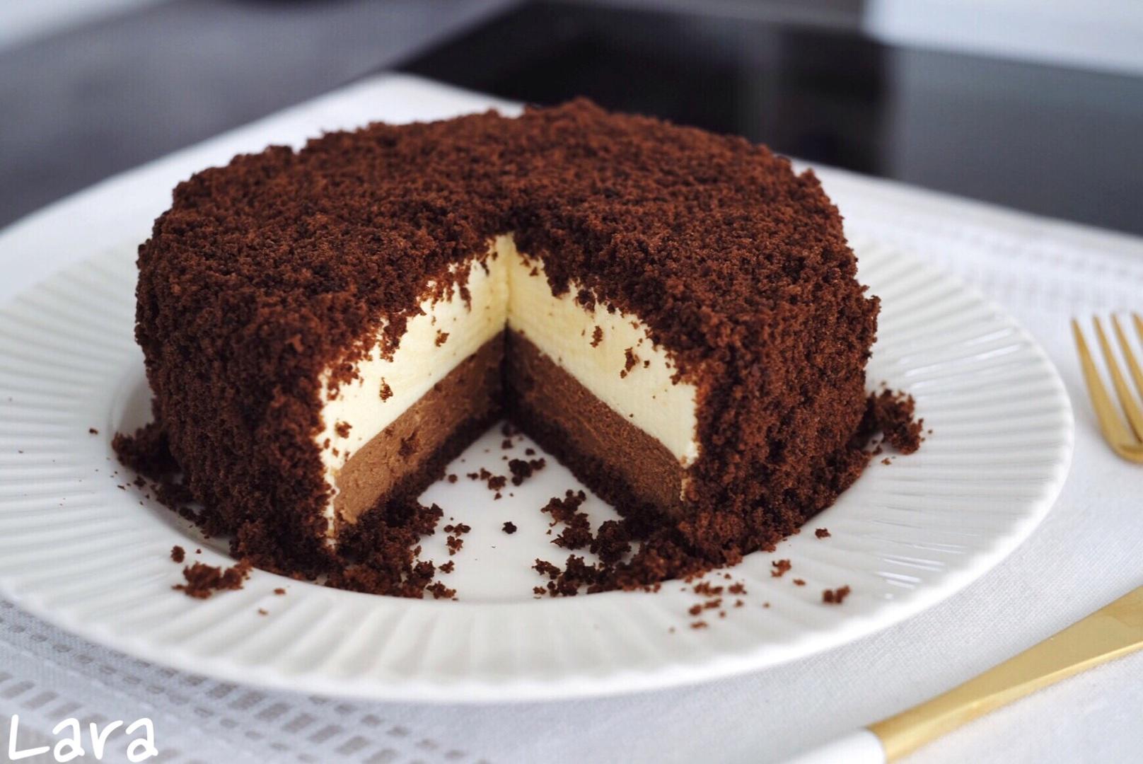 <LeTao> 巧克力雙層芝士蛋糕配方大公開！！的做法 步骤21