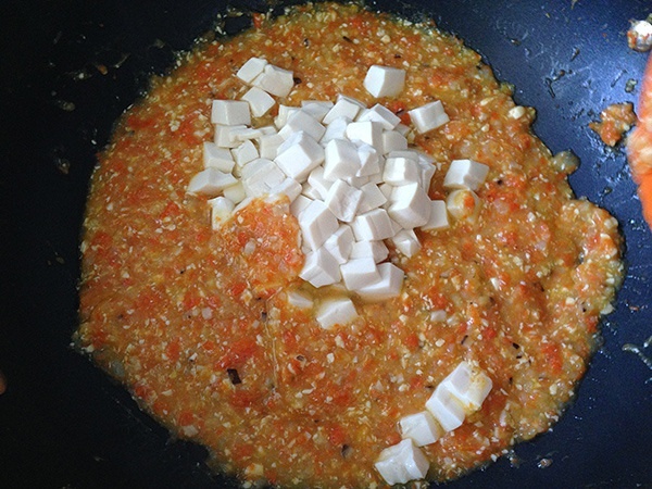 素蟹粉豆腐的做法 步骤9