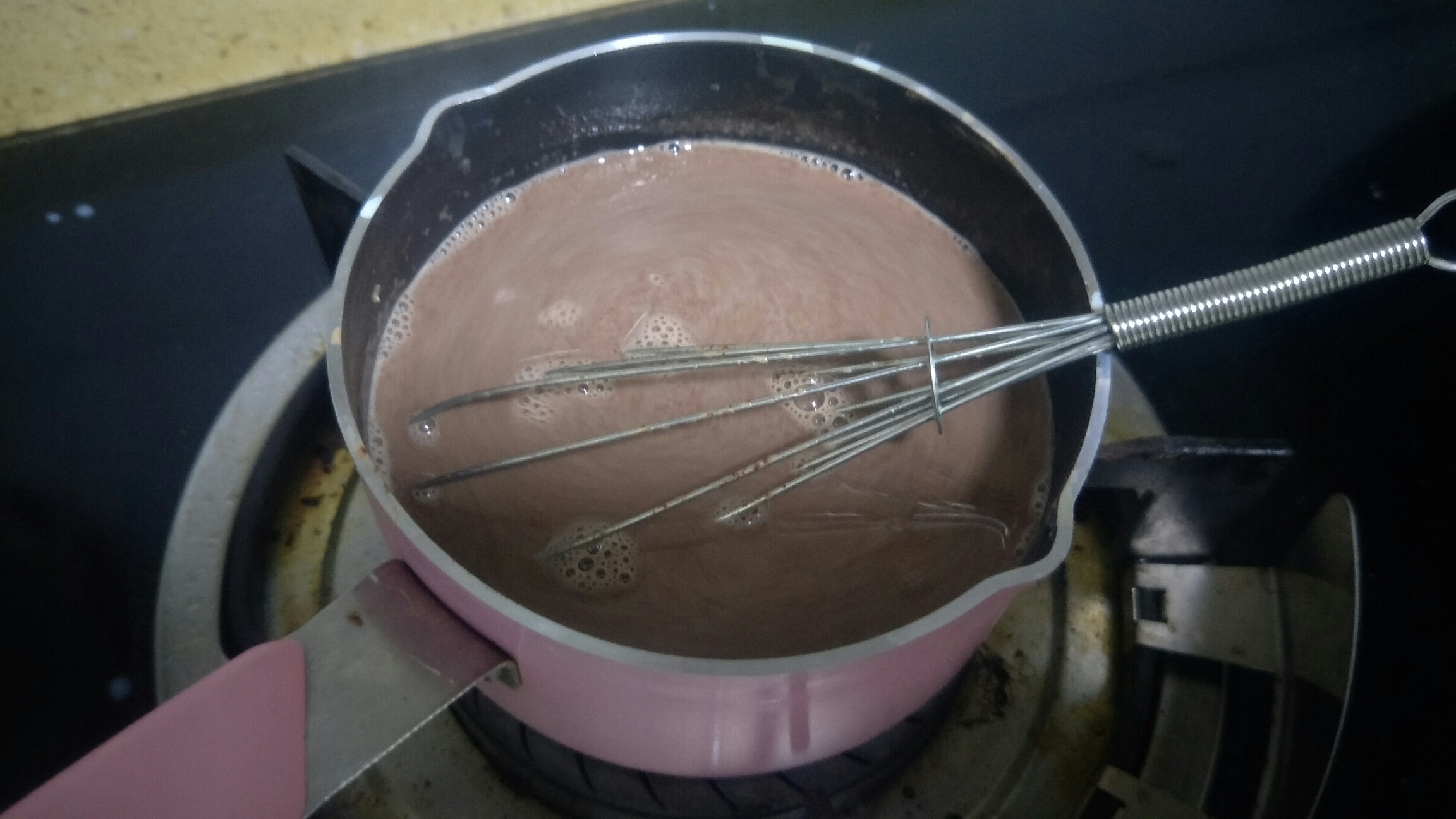 不用放淡奶油的濃郁黑巧克力冰激凌的做法 步骤10