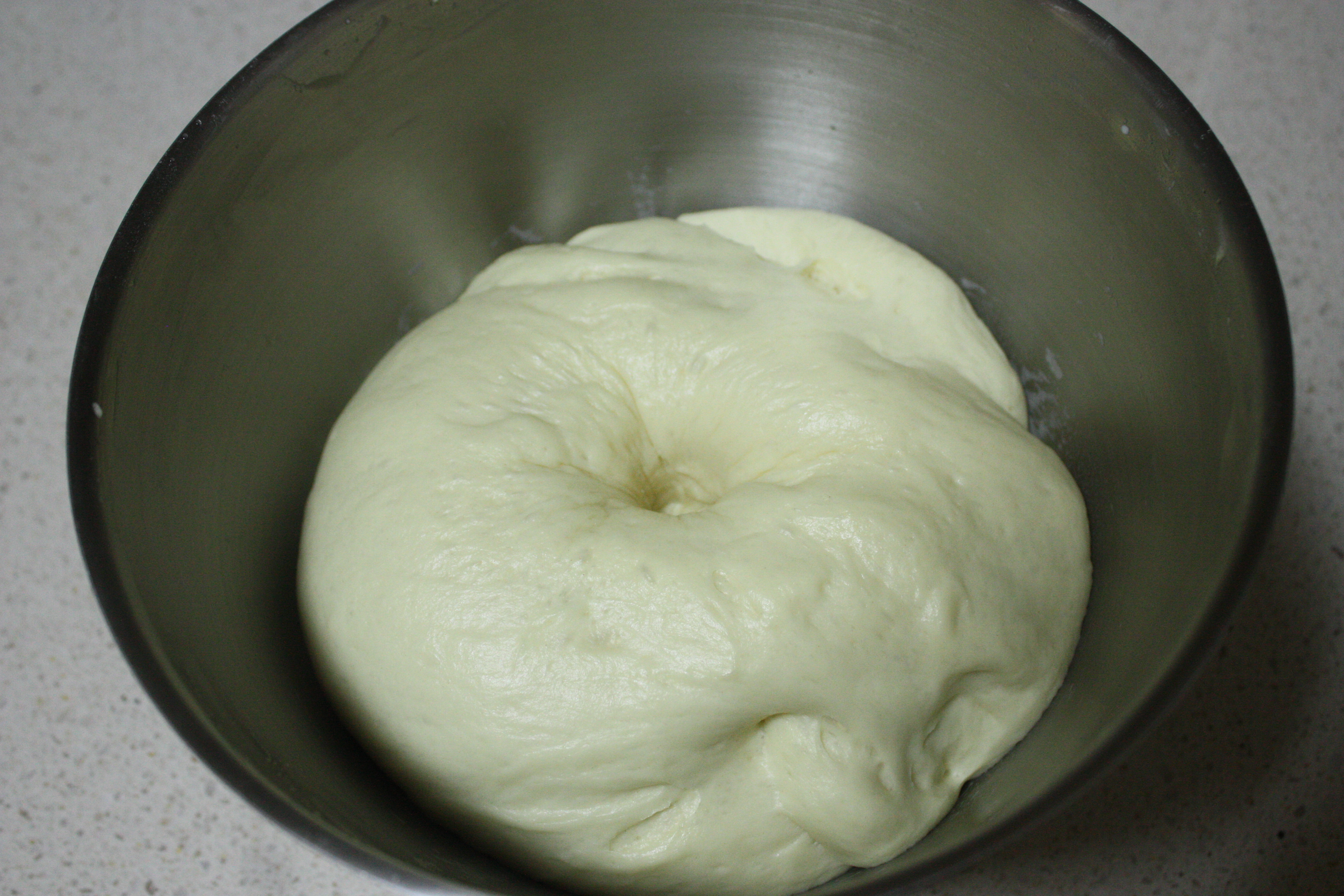 日式煉乳蜜豆麪包的做法 步骤2