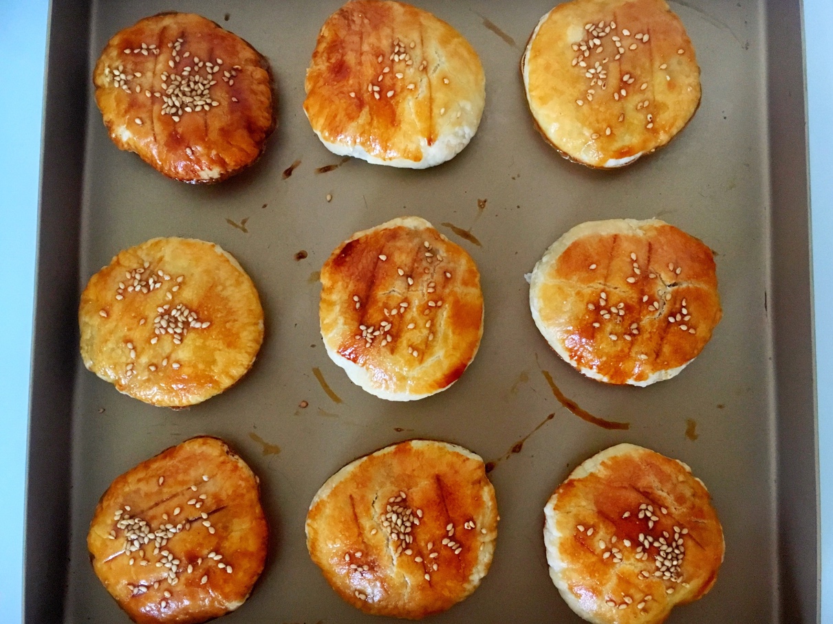 植物油版老婆餅～香、酥（消耗糯米粉）的做法 步骤26