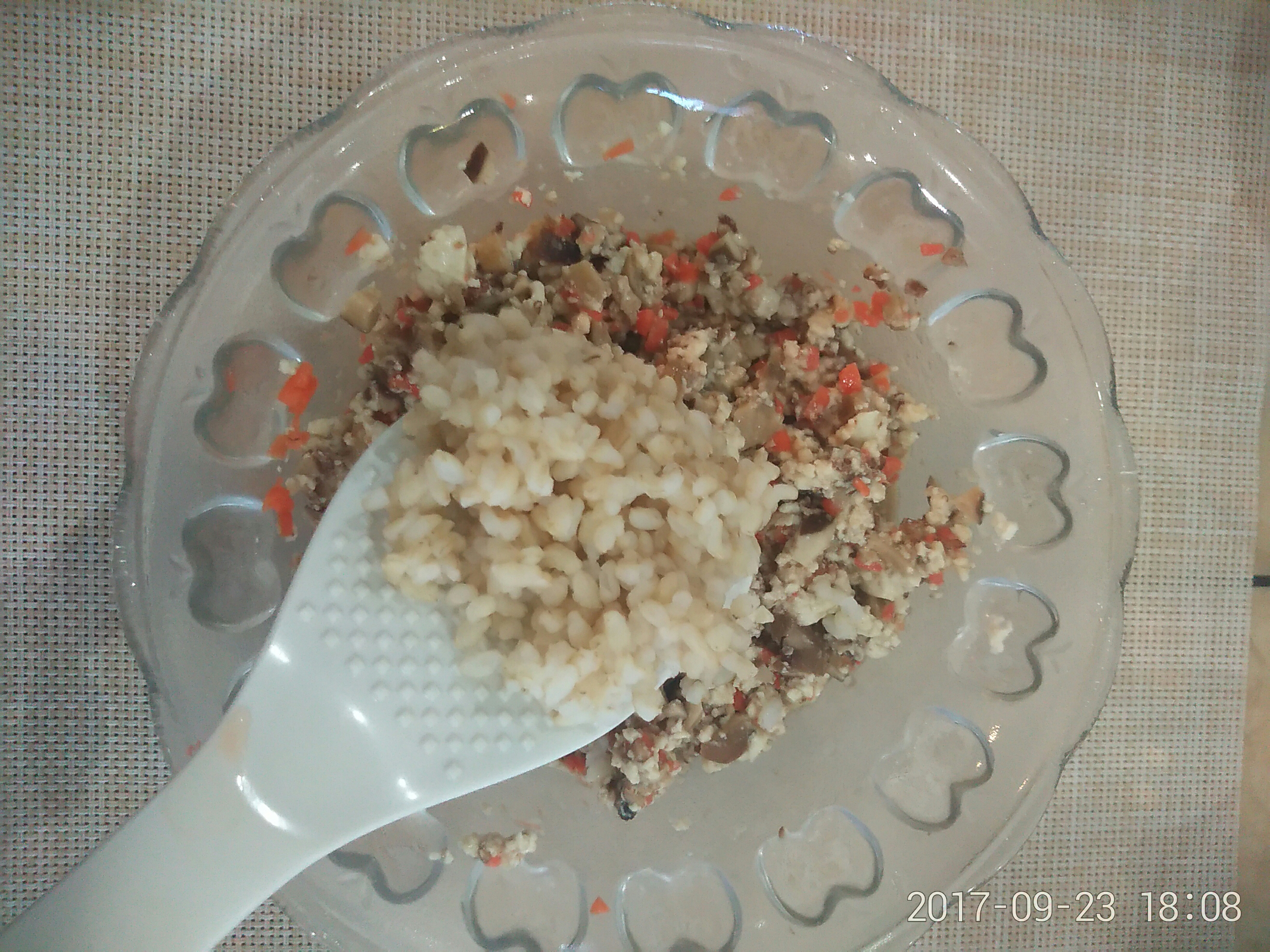 全素什錦餃子（豆腐胡蘿蔔香菇燕麥片糙米飯餡）的做法 步骤10