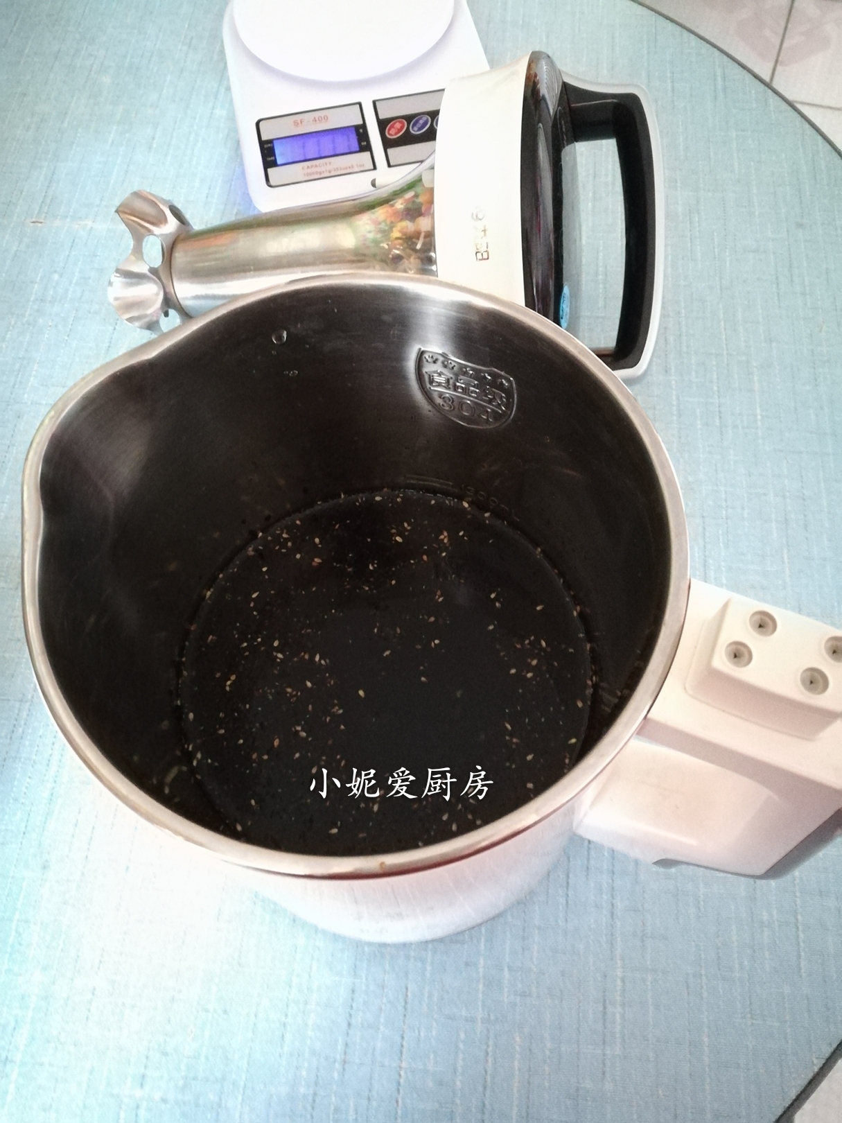 黑豆黑米黑芝麻【豆漿】的做法 步骤5